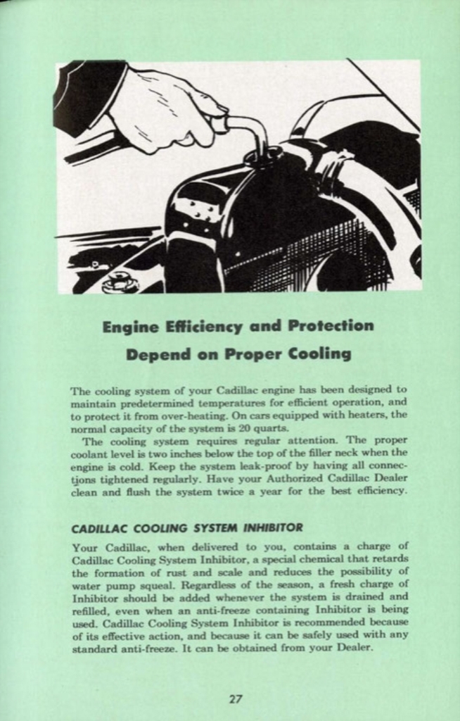 1953 Cadillac Owners Manual Page 26